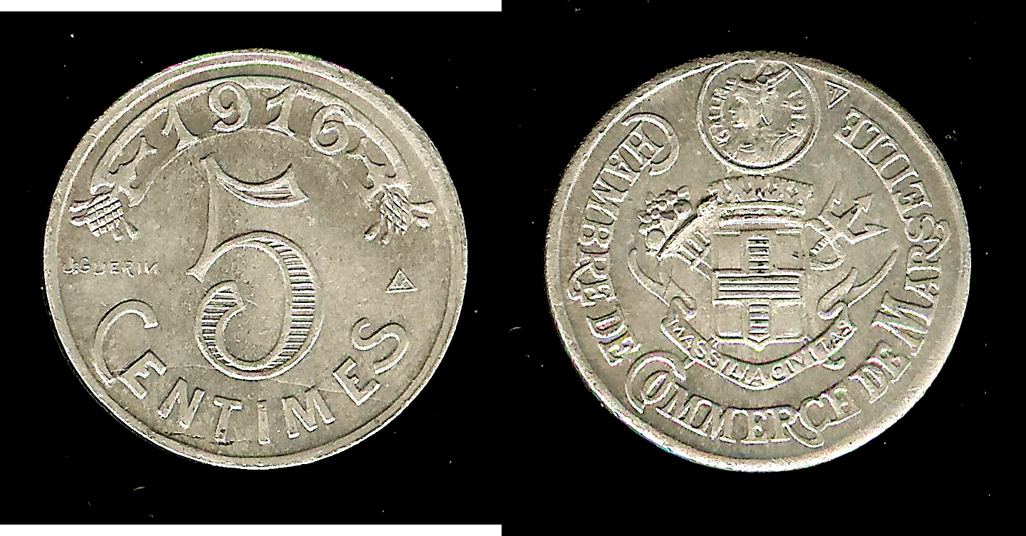 Chambre de commerce Marseille - Bouches-du-Rhone (13) 5 centimes